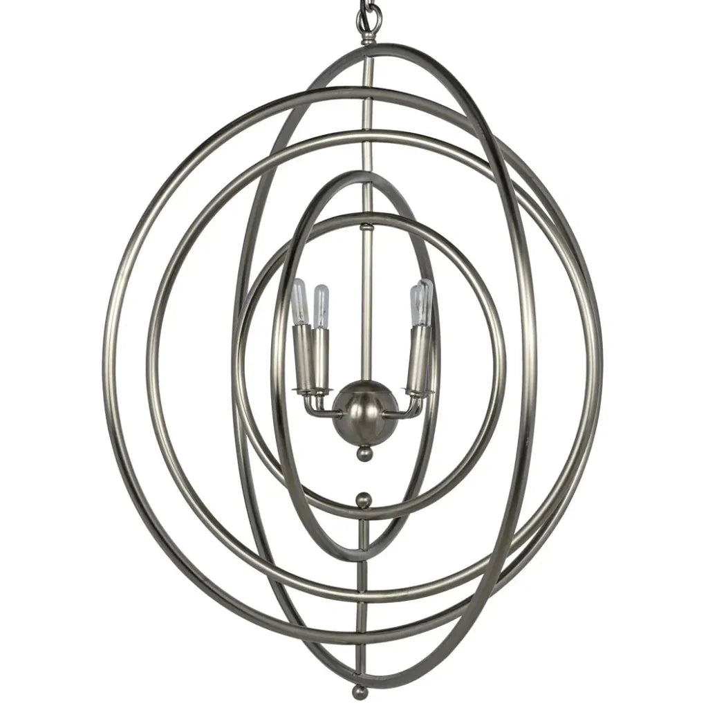 Brooks Metal Pendant With Antique Silver - LOOMLAN - Noir - Pendants