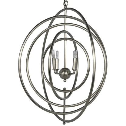 Brooks Metal Pendant With Antique Silver - LOOMLAN - Noir - Pendants