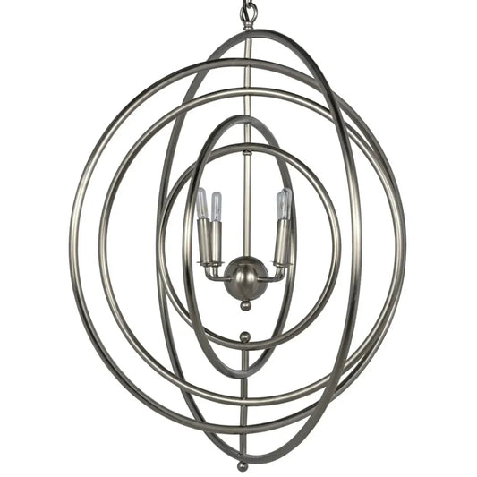 Brooks Metal Pendant With Antique Silver - LOOMLAN - Noir - Pendants