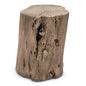 Brooks Solid Acacia Wood Stump - LOOMLAN - Urbia - Poufs and Stools