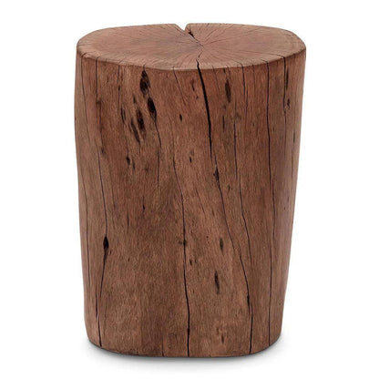 Brooks Solid Acacia Wood Stump - LOOMLAN - Urbia - Poufs and Stools