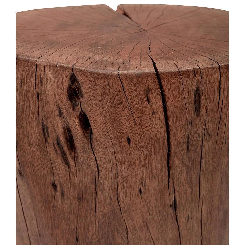 Brooks Solid Acacia Wood Stump - LOOMLAN - Urbia - Poufs and Stools