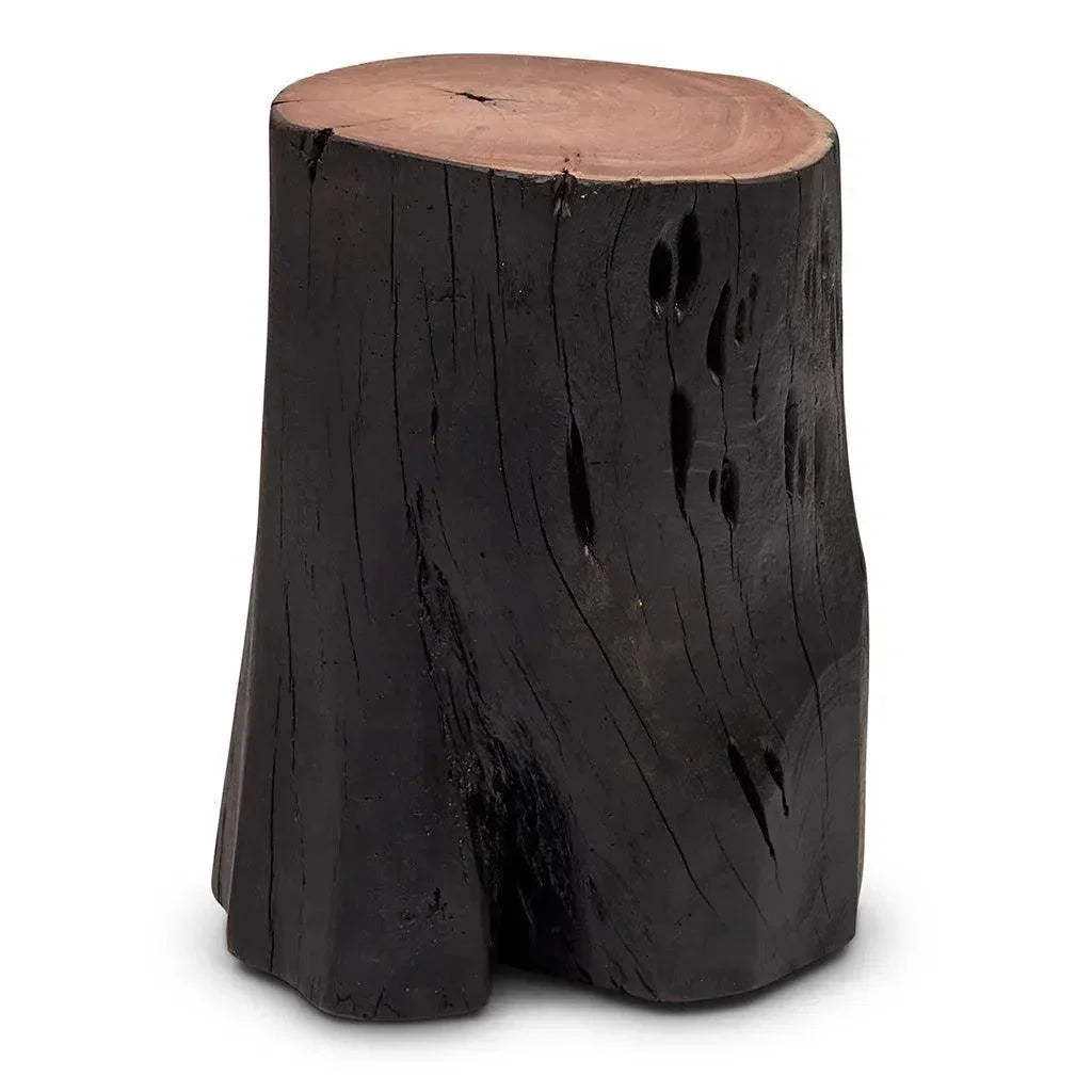 Brooks Solid Acacia Wood Stump - LOOMLAN - Urbia - Poufs and Stools
