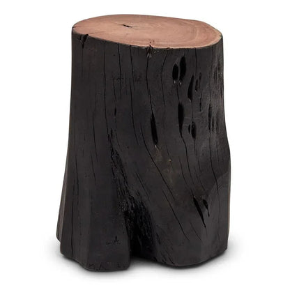 Brooks Solid Acacia Wood Stump - LOOMLAN - Urbia - Poufs and Stools