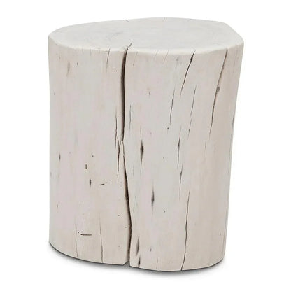 Brooks Solid Acacia Wood Stump - LOOMLAN - Urbia - Poufs and Stools