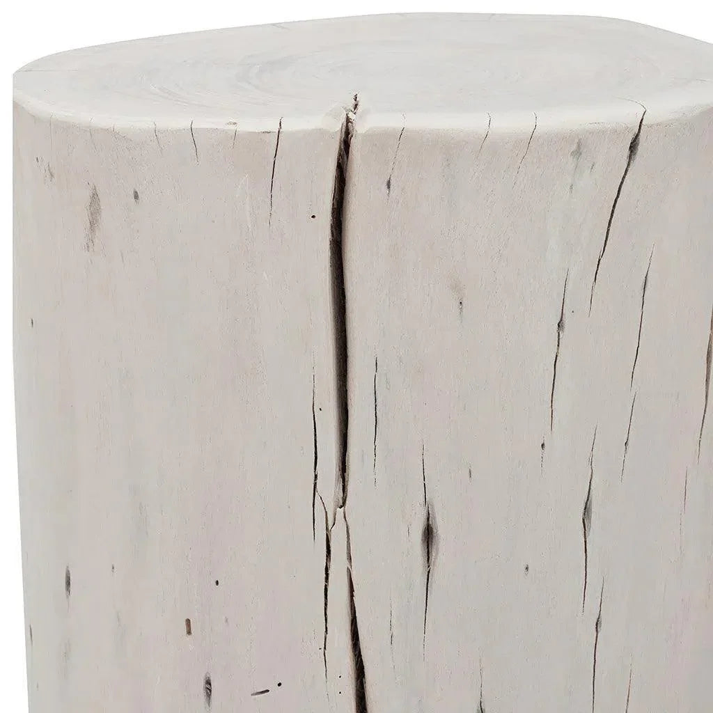 Brooks Solid Acacia Wood Stump - LOOMLAN - Urbia - Poufs and Stools