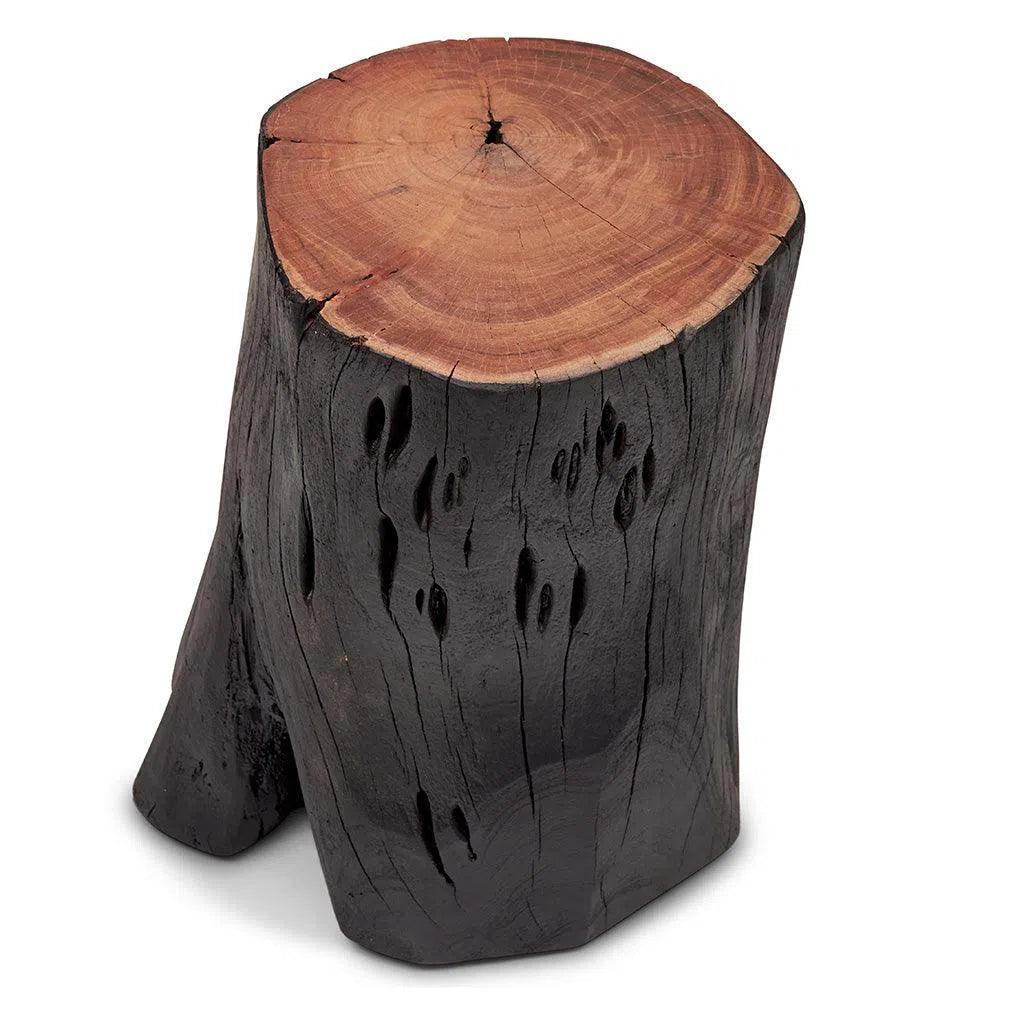Brooks Solid Acacia Wood Stump - LOOMLAN - Urbia - Poufs and Stools
