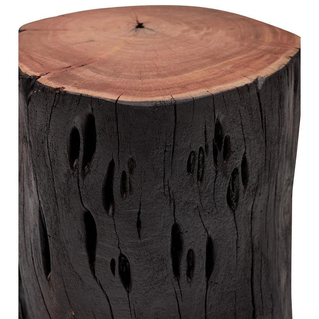 Brooks Solid Acacia Wood Stump - LOOMLAN - Urbia - Poufs and Stools