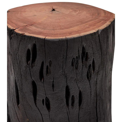 Brooks Solid Acacia Wood Stump - LOOMLAN - Urbia - Poufs and Stools