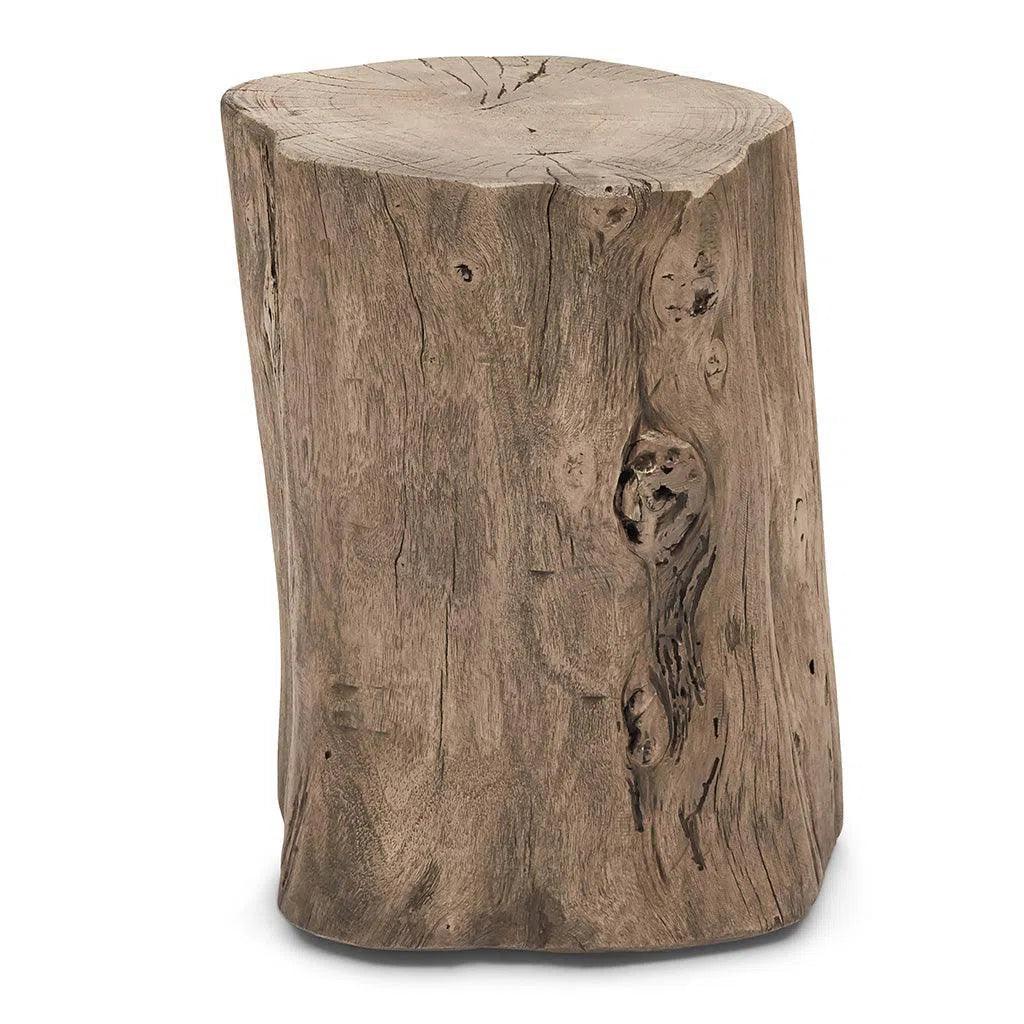 Brooks Solid Acacia Wood Stump - LOOMLAN - Urbia - Poufs and Stools
