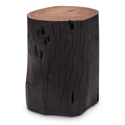 Brooks Solid Acacia Wood Stump - LOOMLAN - Urbia - Poufs and Stools