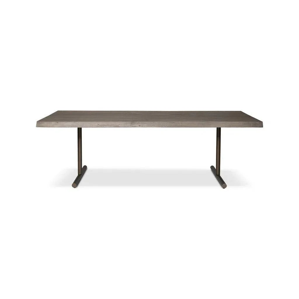 Brooks T Base Rectangular Dining Table-Dining Tables-Urbia-LOOMLAN