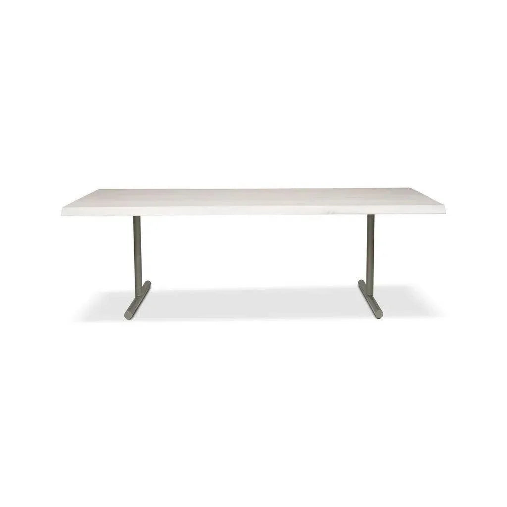 Brooks T Base Rectangular Dining Table-Dining Tables-Urbia-LOOMLAN