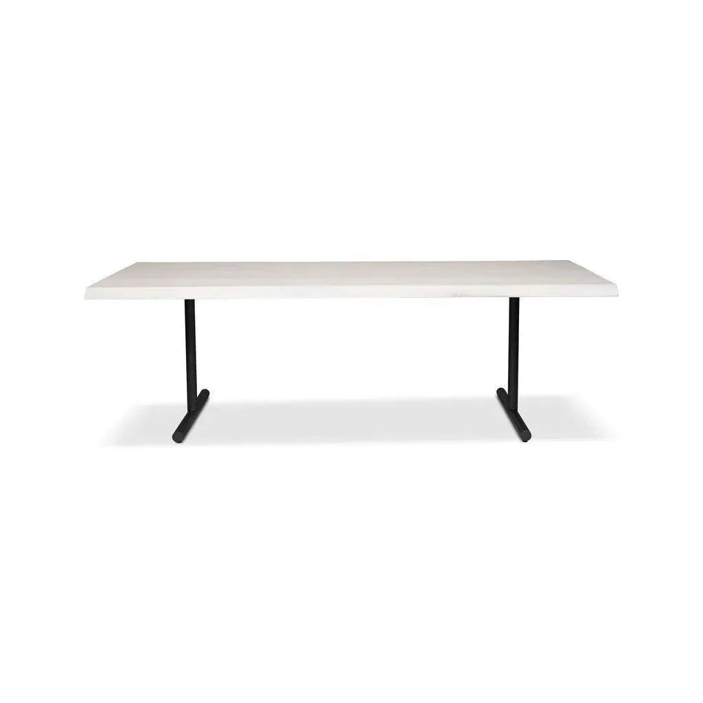 Brooks T Base Rectangular Dining Table-Dining Tables-Urbia-LOOMLAN