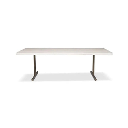 Brooks T Base Rectangular Dining Table-Dining Tables-Urbia-LOOMLAN