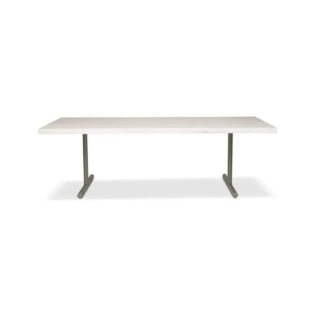 Brooks T Base Rectangular Dining Table-Dining Tables-Urbia-LOOMLAN