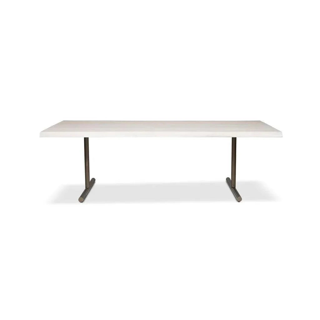 Brooks T Base Rectangular Dining Table-Dining Tables-Urbia-LOOMLAN