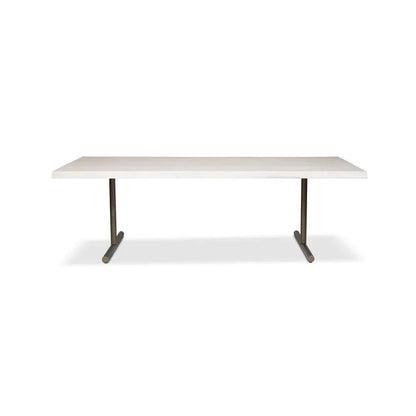 Brooks T Base Rectangular Dining Table-Dining Tables-Urbia-LOOMLAN