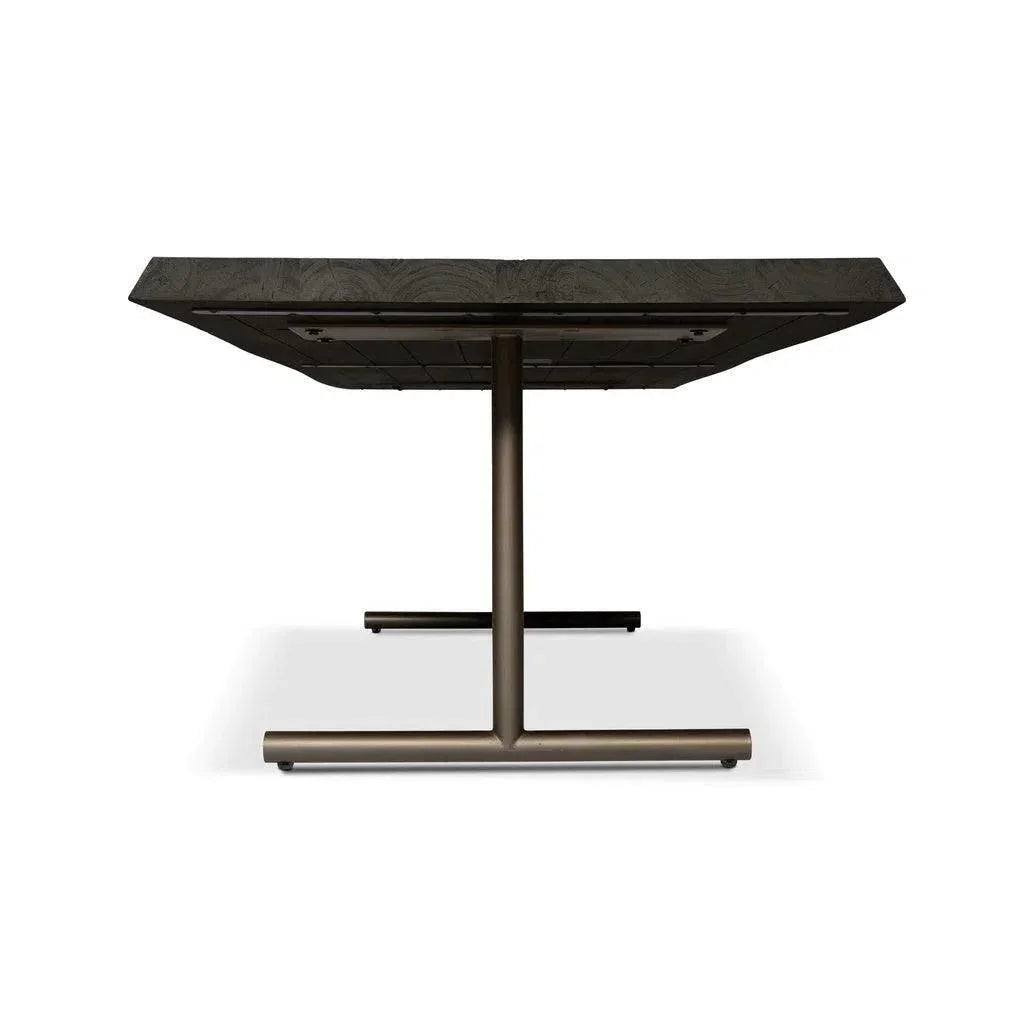 Brooks T Base Rectangular Dining Table-Dining Tables-Urbia-LOOMLAN