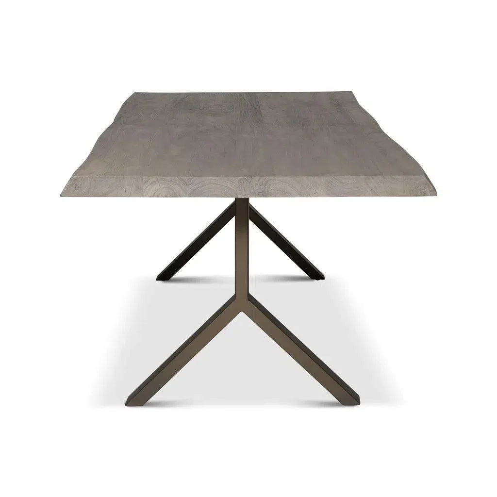 Brooks Y Base Rectangular Dining Table-Dining Tables-Urbia-LOOMLAN