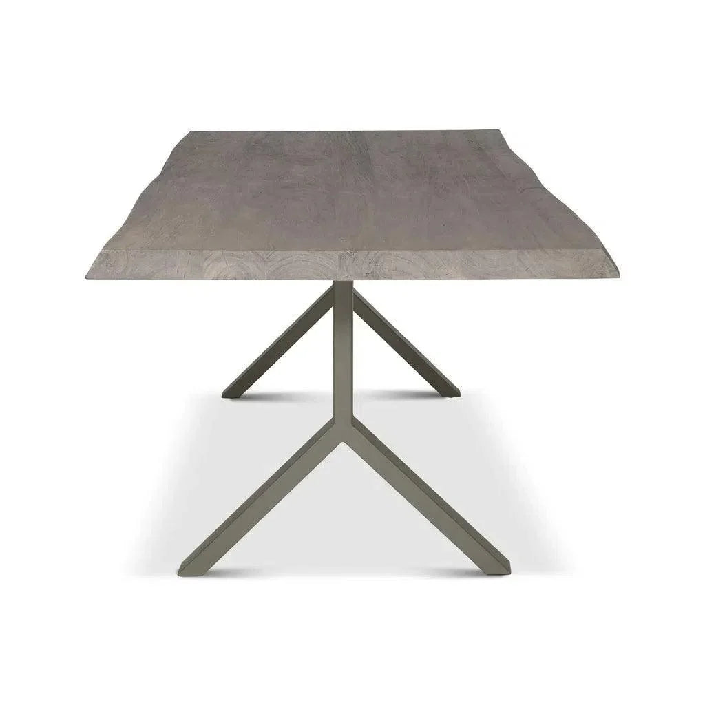 Brooks Y Base Rectangular Dining Table-Dining Tables-Urbia-LOOMLAN