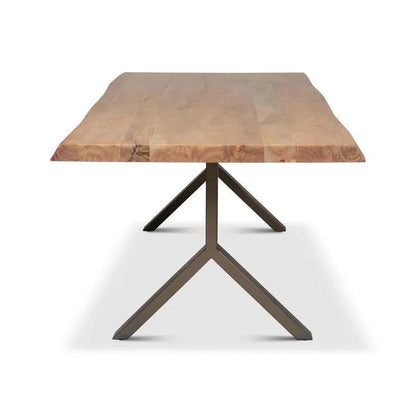 Brooks Y Base Rectangular Dining Table-Dining Tables-Urbia-LOOMLAN