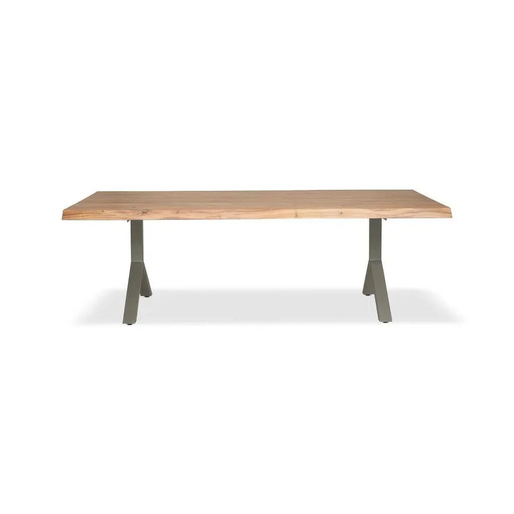 Brooks Y Base Rectangular Dining Table-Dining Tables-Urbia-LOOMLAN