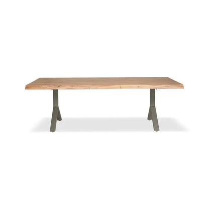 Brooks Y Base Rectangular Dining Table-Dining Tables-Urbia-LOOMLAN