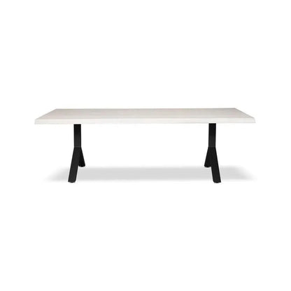 Brooks Y Base Rectangular Dining Table-Dining Tables-Urbia-LOOMLAN