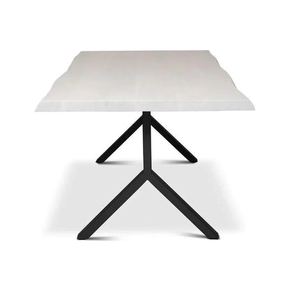 Brooks Y Base Rectangular Dining Table-Dining Tables-Urbia-LOOMLAN