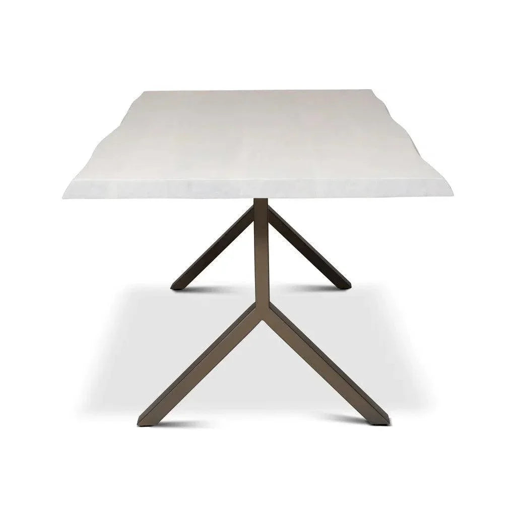 Brooks Y Base Rectangular Dining Table-Dining Tables-Urbia-LOOMLAN