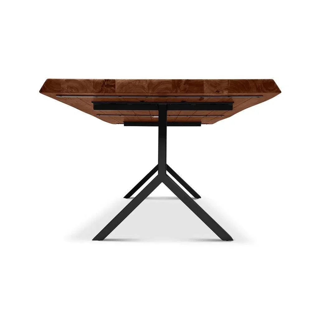 Brooks Y Base Rectangular Dining Table-Dining Tables-Urbia-LOOMLAN