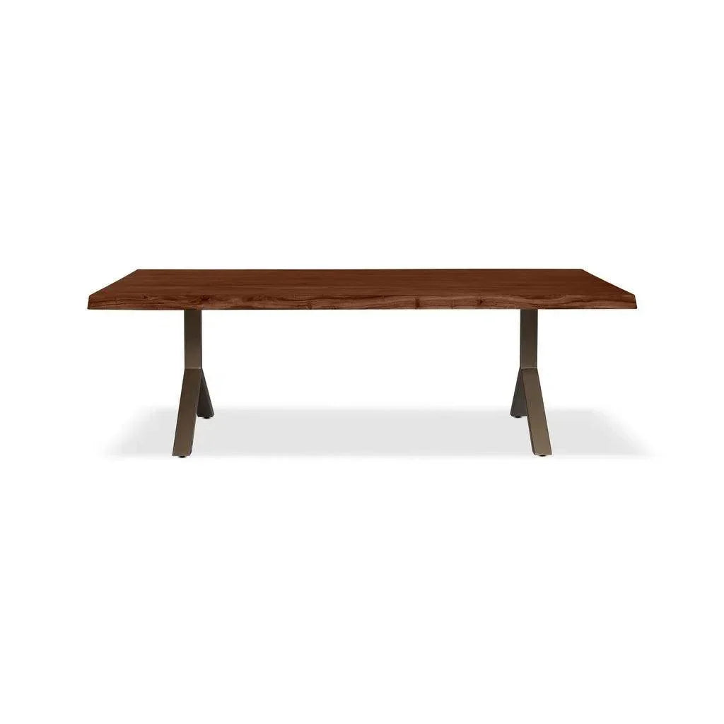 Brooks Y Base Rectangular Dining Table-Dining Tables-Urbia-LOOMLAN