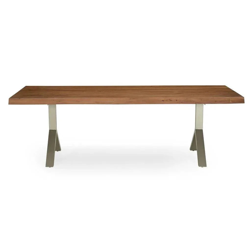 Brooks Y Base Rectangular Dining Table-Dining Tables-Urbia-LOOMLAN
