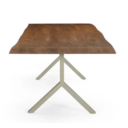Brooks Y Base Rectangular Dining Table-Dining Tables-Urbia-LOOMLAN