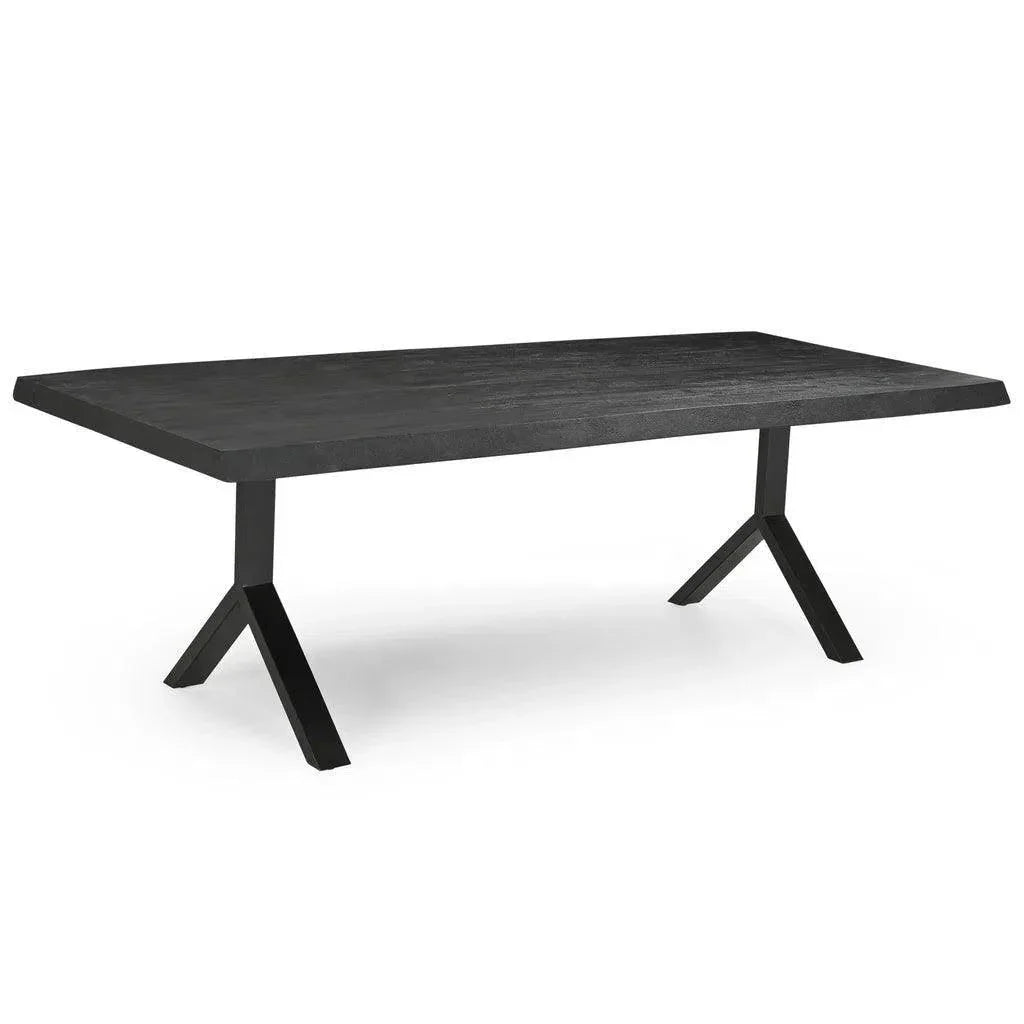 Brooks Y Base Rectangular Dining Table-Dining Tables-Urbia-LOOMLAN
