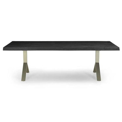 Brooks Y Base Rectangular Dining Table-Dining Tables-Urbia-LOOMLAN