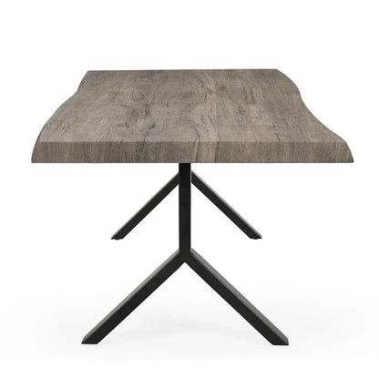 Brooks Y Base Rectangular Dining Table-Dining Tables-Urbia-LOOMLAN