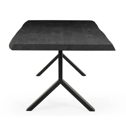 Brooks Y Base Rectangular Dining Table-Dining Tables-Urbia-LOOMLAN