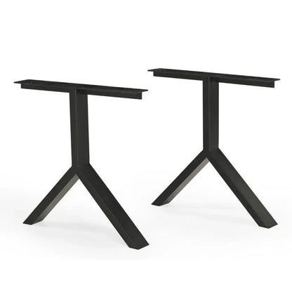 Brooks Y Base Rectangular Dining Table-Dining Tables-Urbia-LOOMLAN