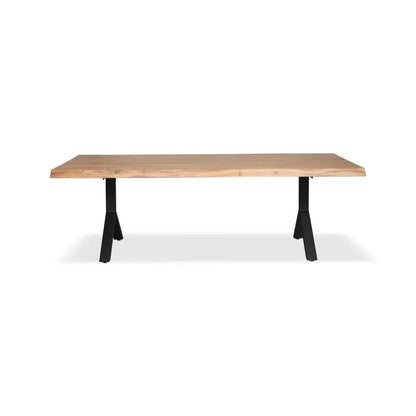Brooks Y Base Rectangular Dining Table-Dining Tables-Urbia-LOOMLAN