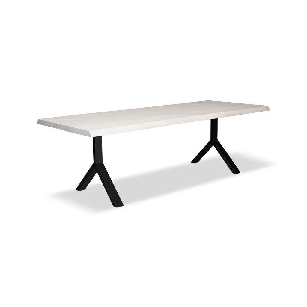 Brooks Y Base Rectangular Dining Table-Dining Tables-Urbia-LOOMLAN