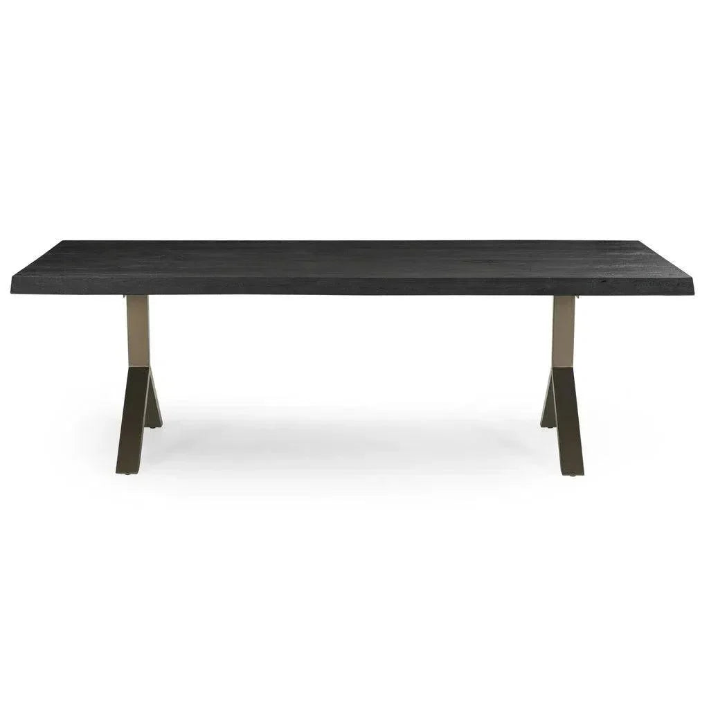 Brooks Y Base Rectangular Dining Table-Dining Tables-Urbia-LOOMLAN