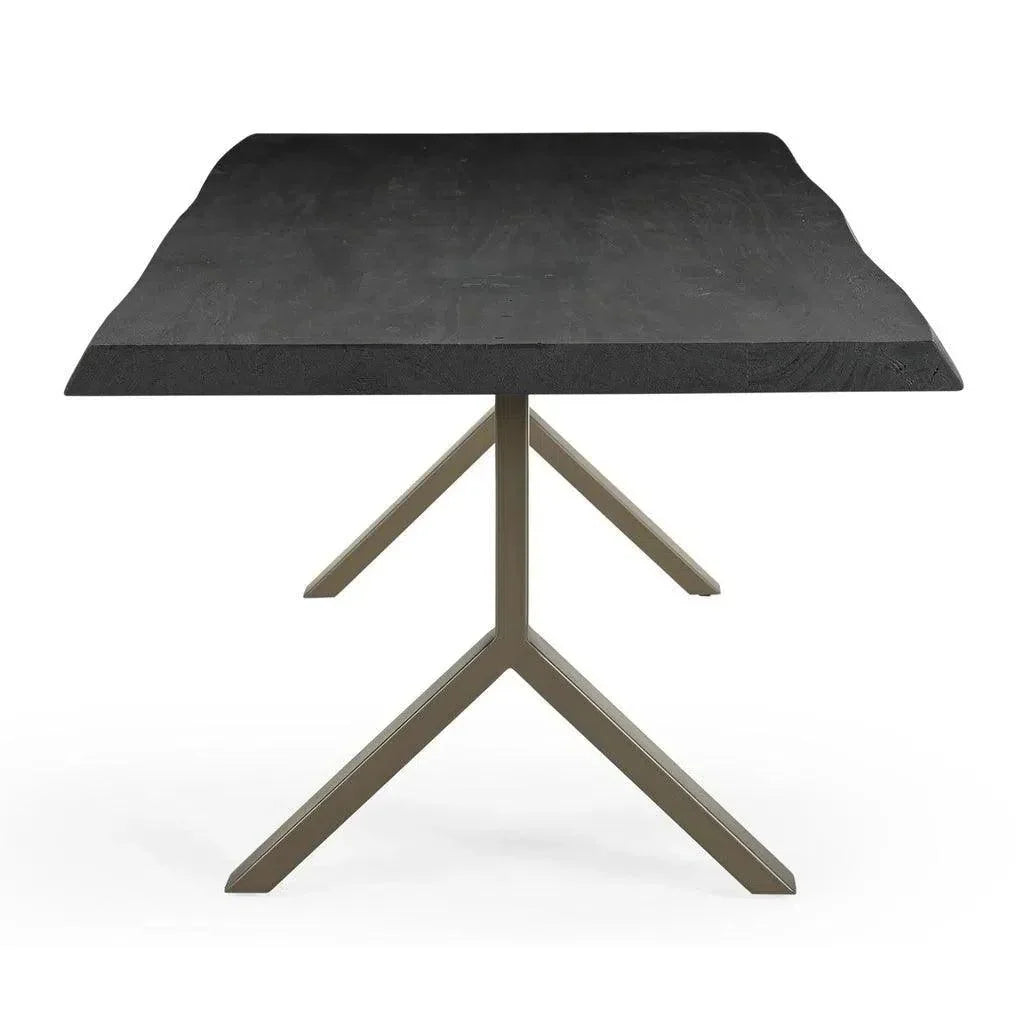 Brooks Y Base Rectangular Dining Table-Dining Tables-Urbia-LOOMLAN