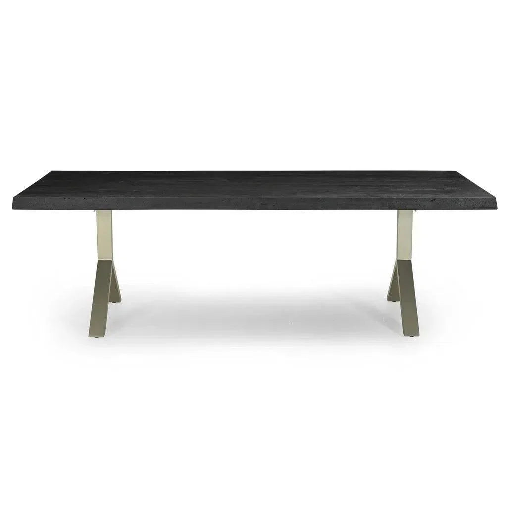 Brooks Y Base Rectangular Dining Table-Dining Tables-Urbia-LOOMLAN