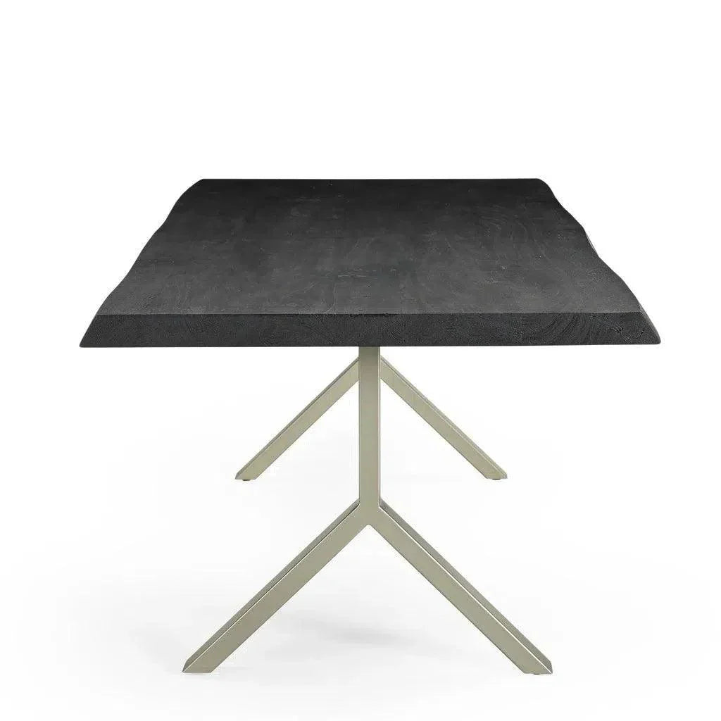 Brooks Y Base Rectangular Dining Table-Dining Tables-Urbia-LOOMLAN