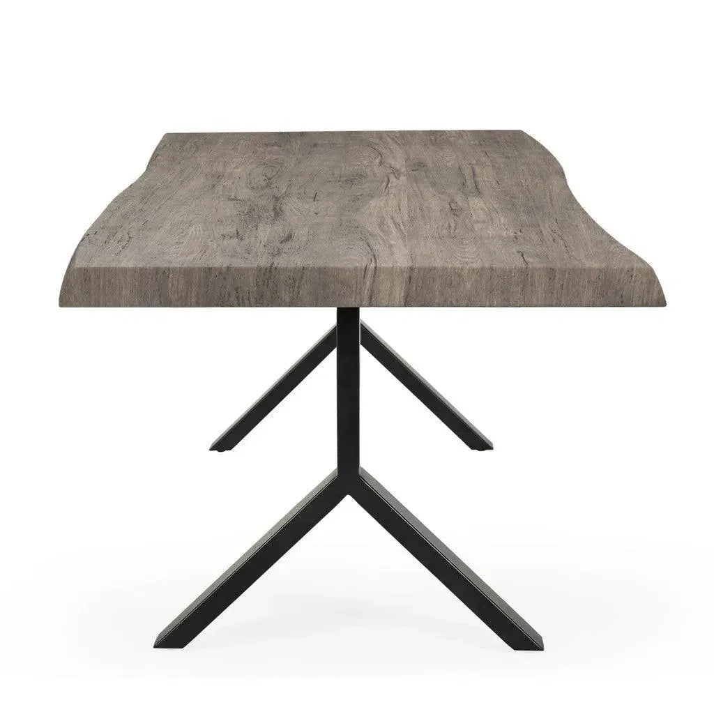 Brooks Y Base Rectangular Dining Table-Dining Tables-Urbia-LOOMLAN