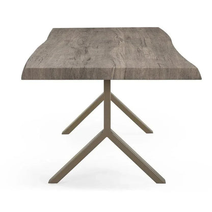 Brooks Y Base Rectangular Dining Table-Dining Tables-Urbia-LOOMLAN