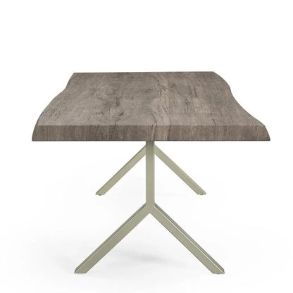Brooks Y Base Rectangular Dining Table-Dining Tables-Urbia-LOOMLAN