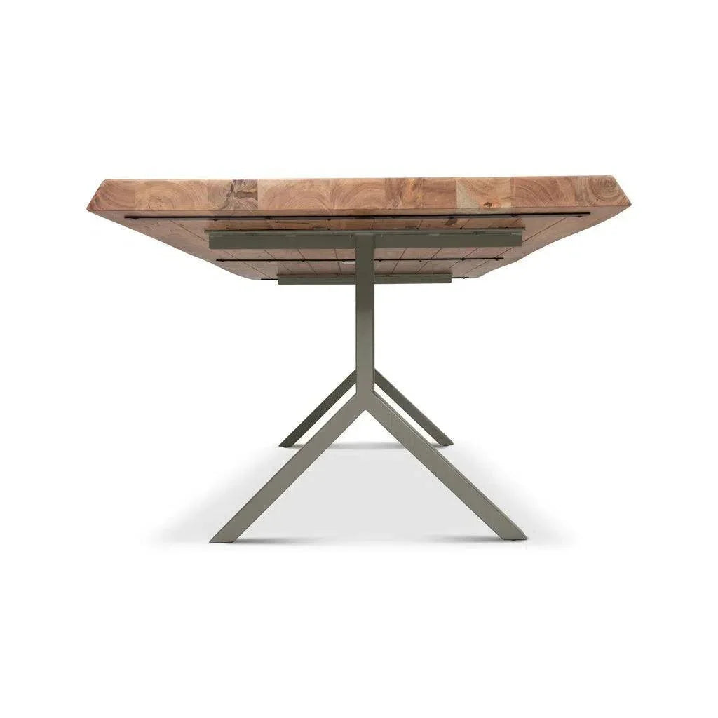 Brooks Y Base Rectangular Dining Table-Dining Tables-Urbia-LOOMLAN